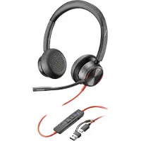 Poly Blackwire 8225 MS Casque de Bureau Filaire
