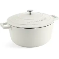 Masterclass ovenschotel met deksel, groot (5 liter/28 cm), gemaakt van lichtgewicht gietaluminium, geschikt voor inductiekookplaten