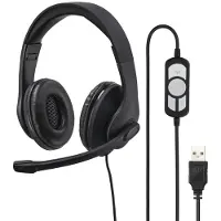 Hama 139924 HS-USB300 USB-Headset schwarz