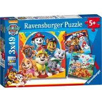 Ravensburger Puzzles 3x49 p - Prets a secourir / Pat Patrouille