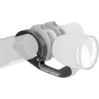 Busch&Muller Lamphaak b&m stuurbevestiging aluminium 25.4mm/31.8mm zwart
