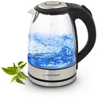 Esperanza waterkoker van glas met LED-verlichting, Yosemite, 1,7 liter