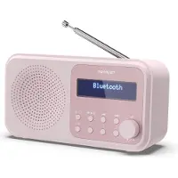 Sharp DR-P420(PK) Tokyo Portable DAB - FM radio met Bluetooth - roze