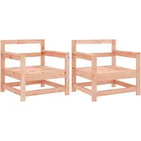 vidaXL Tuinstoelen 2 st massief douglashout