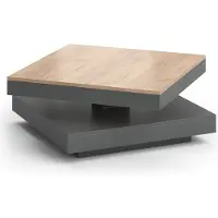 Vicco Elias Salontafel – 70 x 70 cm Antraciet