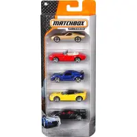 Mattel Set met 5 auto's - Raceauto's - speelgoedauto