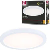 Paulmann Plafondlamp Atria Shine, wit / opaal, Werkkamer / Kantoor, Kunststof, Modern, plafondlamp