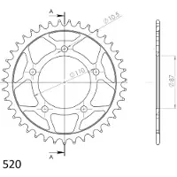 Supersprox Tandheugel achter RFE-823:39-BLK