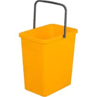 BranQ - Afvalbak - Recyclingbak | Eco - Opbergemmer 10L - Geel