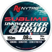Nytro Sublime X8 Sinking Feeder Braid 0,08mm