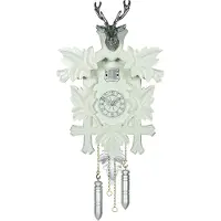 Trenkle - 3204_QM_HZZG_zilver - Wandklok - kwarts - Effect Line