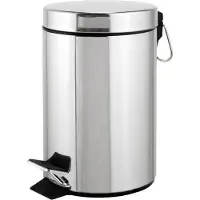 kela Prullenbak Dusty Pedaal 3L Silver Shining