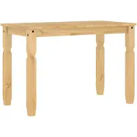 vidaXL Eettafel Corona 112x60x75 cm massief grenenhout
