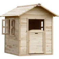 Axi Noa Speelhuis van FSC hout | Speelhuisje voor de tuin / buiten in bruin | Tuinhuisje voor kinderen