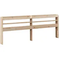 vidaXL Hoofdbord met schappen 200 cm massief grenenhout