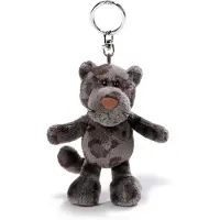 Nici Panther sleutelhanger, bruin, 10 cm. Bruin, one size