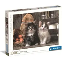 Clementoni - Puzzel - 1000 Stukjes - Schattige Kittens - Puzzel Voor Volwassenen - High Quality Collection
