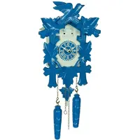 Trenkle - 350-20_QM_blauw-wit - Koekoeksklok - kwarts - Kuckulino Color Edition