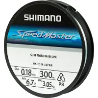 Shimano Fishing Speedmaster Surf Monofilament 300 M Transparant 0.220 mm