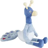 Happy horse Pauw Polly Knuffel 31cm - Blauw - Baby knuffel