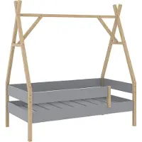 VitaliSpa Bali Kinderbed – 80x160 cm Grijs