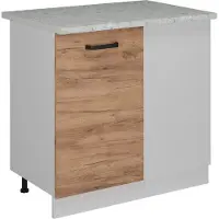 Vicco R-Line Hoekkast – 86 cm WB Marmer Krachtige eik goud