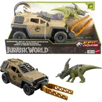 Mattel Jurassic World MISSION MAYHEM TRUCK Set, Vrachtwagen, 4 jaar, Kunststof, Zwart, Bruin