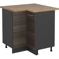 Vicco R-Line Hoekkast – 75.6 cm, WB Eik Edel grijs