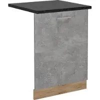 Vicco R-Line Vaatwasserfrontpaneel – 60 cm, WB Antraciet Beton