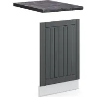 Vicco Fame-Line Frontpaneel – 45 cm, WB Antraciet Antraciet landhuis