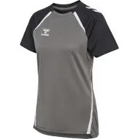 Hummel Functioneel shirt 'Lead 2.0' grijs / donkergrijs / wit