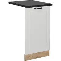 Vicco R-Line Vaatwasserfrontpaneel – 45 cm, WB Antraciet Wit Landhuis