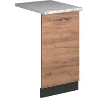 Vicco Fame-Line Vaatwasserfrontpaneel – 45 cm, WB Marmer Krachtige eik goud