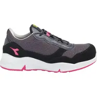 Diadora Werkschoen Athena Text Laag 179903 S1P D0458 | Nine Iron/Raspberry (D0458) | Maat 35 - 8053607443352