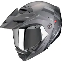 Scorpion ADX-2 Galane Mat Zwart Zilver Adventure helm Maat S