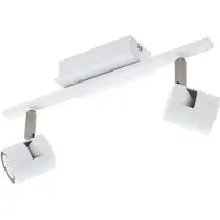 Eglo 97507 Vergiano Spot Aluminium/Staal Wit/Nikkel - 2 x GU10 4,8W