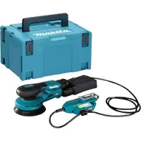 Makita Slijpmachine + polijstmachine, BO 001 CGZ01 Accuschuurmachine 40 V max. 125 mm 5,0 mm slag Brushless + Makpac - zonder (Excentrische schuurmachine)