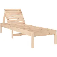 vidaXL Ligstoel 199,5x60x74 cm massief grenenhout