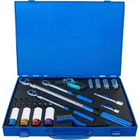 Bgs 74305 Momentsleutelset 6,3 mm (1/4"), 10 mm (3/8"), 12,5 mm (1/2") 31-dlg.