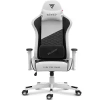 Sense7 Spellcaster SENSHI XL Gaming Stoel Wit - Ergonomische bureaustoel voor grote personen, 160 kg, chefstoel, koudschuim, brede zitvlak