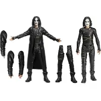 Mezco , Eric Draven, 5 Points Deluxe Actiefiguur Set, 10 cm