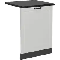 Vicco R-Line Vaatwasserfrontpaneel – 60 cm, WB Antraciet Wit Landhuis