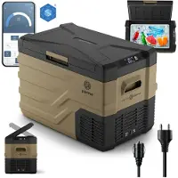 Noname Quest - Compressor Koelbox 35.3L - Elektrische DC 12V/24V, AC 220-240V - Frigobox met Bluetooth - Voor Auto en Camping
