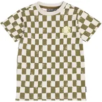 Tumble 'n dry geruit T-shirt donkergroen Jongens Katoen Ronde hals Ruit - maat 92