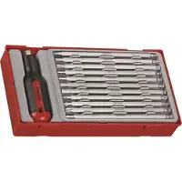 Teng Tools Schroevendraaiers, TTMD12D Verwisselbare bitschroevendraaierset, 12 stuks, ESD-beschermd