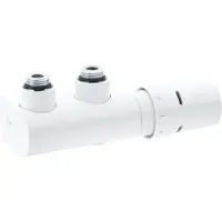 Danfoss VHX D Design onderblokset 2 punts met regelelement RA X HOH 50mm 1/2 bu bi haaks wit 013G4281