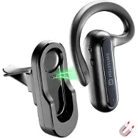 Swissten 51204000 Bluetooth Earpiece Headset – Draadloze Oortelefoon met Oplaad Dock – Handsfree Bellen – Zwart