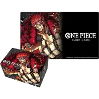 One Piece Tcg Eustass Kid One Piece Box And Card Mat Rood Kinderen