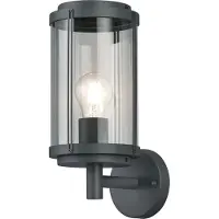 TRIO Wandlamp buiten TANARO, dimbaar, zwart, Aluminium, Modern, Wandlamp buiten