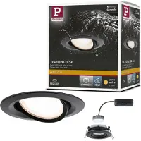Paulmann 92459 Nova Plus Coin LED-inbouwlamp LED 6 W Zwart (mat)
